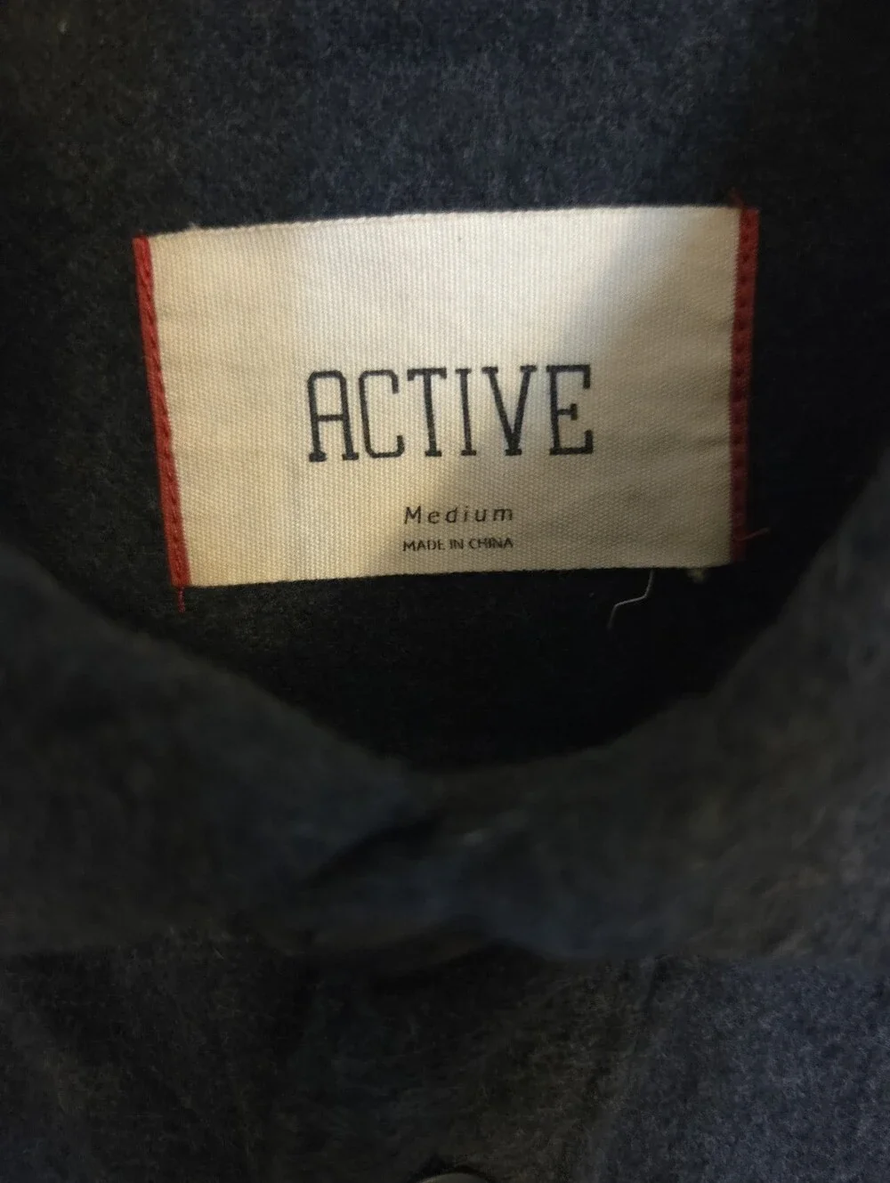 Dark Blue/grey Cotton chacket Active Ride Shop